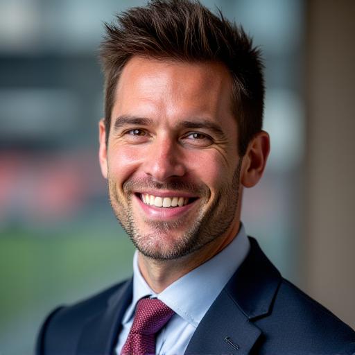 Portrait d'un journaliste sportif